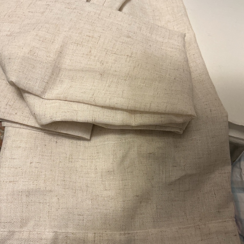 NWOT Pair of IKEA Linen Drapes